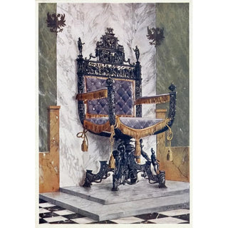 Edwin Foley - Wrought steel chair The property of Earl Radnor Longford Castle.webp