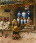 En parfumerbutik i Bombay - Edwin Lord Weeks — visning af kunstværket
