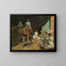 Un marked i Ispahan - Edwin Lord Weeks — indrammet kunstværk på væggen