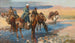 Heste ved Vadested, Perse - Edwin Lord Weeks — visning af kunstværket