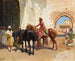Vendeur af persiske heste i Bombay - Edwin Lord Weeks — visning af kunstværket