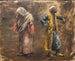 Studie af to figurer - Edwin Lord Weeks — visning af kunstværket