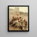 Voyager en Perse - Edwin Lord Weeks — indrammet kunstværk på væggen