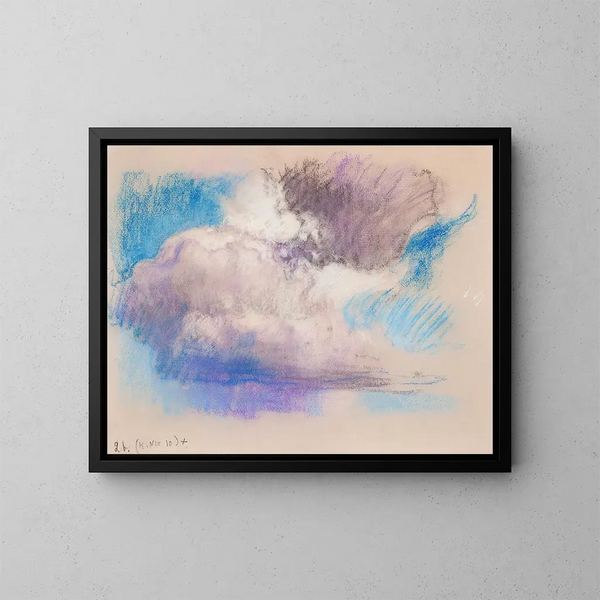 Nuages - Eero Järnefelt — indrammet kunstværk på væggen