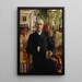 Portrait af baron Johan Philip Palmn, universitetsvicekansler - Eero Järnefelt — indrammet kunstværk på væggen
