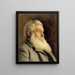 Portrait af M. Ahnger - Eero Järnefelt — indrammet kunstværk på væggen