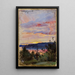 Reproduktion af maleriet Solnedgang - Eero Järnefelt