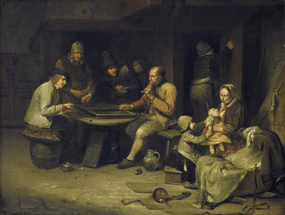 Egbert Van Heemskerck - An Inn with Backgammon Players.webp