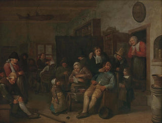 Chirurg og barber - Egbert van Heemskerck — visning af kunstværket