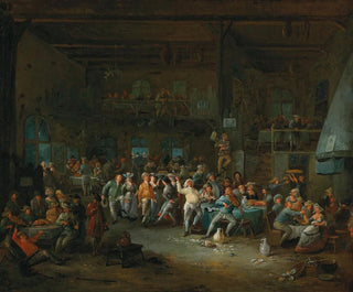 Egbert Van Heemskerck - Tavern Interior With Merry Making Peasants.webp
