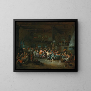 Egbert Van Heemskerck - Tavern Interior With Merry Making Peasants.webp