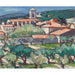 Reproduktion af maleriet Eglise i Cassis - Samuel John Peploe
