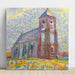 Reproduktion af maleriet Eglise i Zoutelande - Piet Mondrian