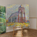 Reproduktion af maleriet Eglise i Zoutelande - Piet Mondrian