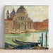 Reproduktion af maleriet af Venedig Kirke - Carl Moll