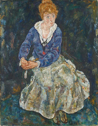 Egon Schiele - Bildnis der Frau des Knstlers Edith Schiele.webp