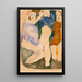 Reproduktion af maleriet Tre piger - Egon Schiele
