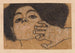 Tête de femme - Egon Schiele — visning af kunstværket