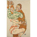 Reproduktion af maleriet Faire l'amour - Egon Schiele