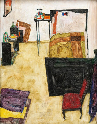 Egon Schiele - Mein Wohnzimmer Das Zimmer des Knstlers in Neulengbach.webp
