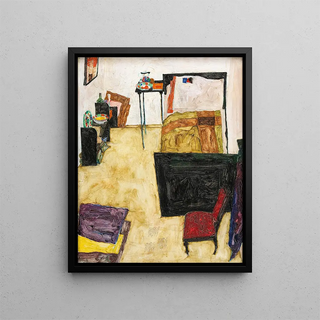 Egon Schiele - Mein Wohnzimmer Das Zimmer des Knstlers in Neulengbach.webp