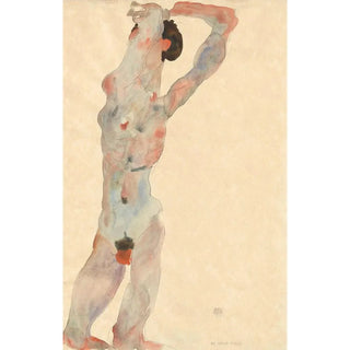 Nu masculin - Egon Schiele — visning af kunstværket