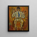 Portrait de Paris von Gütersloh 1887-1973 - Egon Schiele — indrammet kunstværk på væggen
