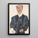 Reproduktion af maleriet Portrait Otto Wagner - Egon Schiele