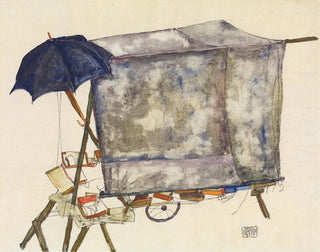 Chariot de street - Egon Schiele — visning af kunstværket