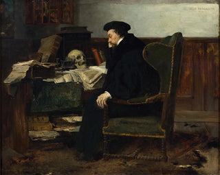 Eilif Peterssen - Absorbed in his Studies.webp
