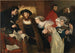 Christian II maleri underskriver Torben Oxes eksekveringsorden - Eilif Peterssen — visning af kunstværket