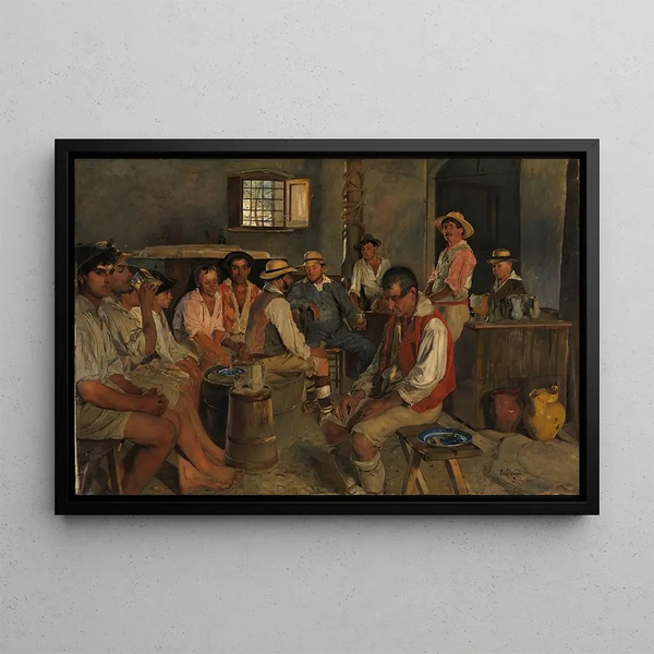 Eilif Peterssen - Siesta in an Osteria in Sora.webp