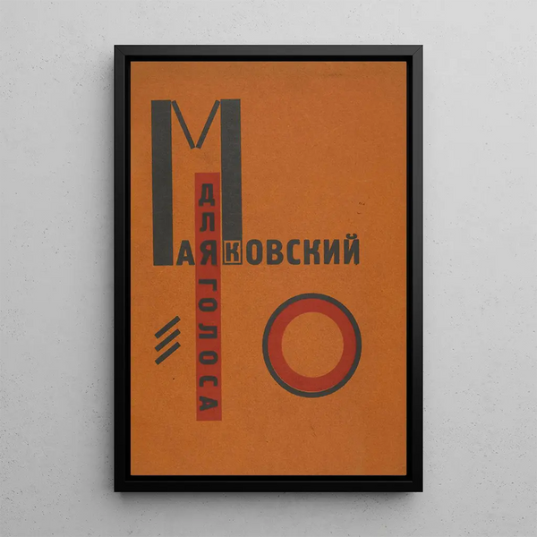 Reproduktion af maleriet til stemmen - El Lissitzky
