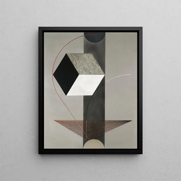 Provençal 99 - El Lissitzky — indrammet kunstværk på væggen
