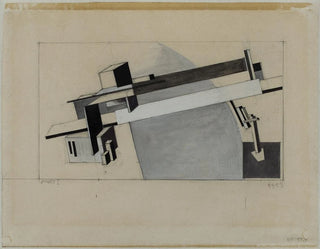El Lissitzky - Proun Study 1A Proun S K the Bridge.webp