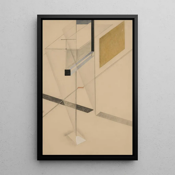 Reproduktion af maleriet ln31 - El Lissitzky