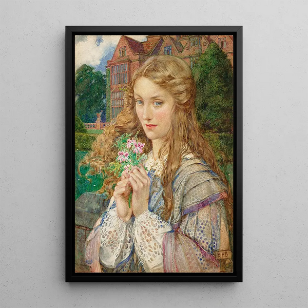 Reproduktion af maleriet Evelyn Hope - Eleanor Fortescue-Brickdale