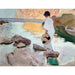 Reproduktion af maleriet Elena i Cala de Saint Vincent - Joaquín Sorolla