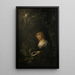 Maria Gyllenstierna de Lundholm 1716-1783 baronesse - Elias Martin — indrammet kunstværk på væggen
