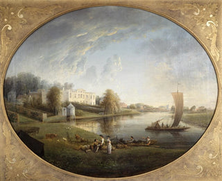 Maison du pape à Twickenham - Elias Martin — visning af kunstværket