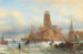 Motif de Dordrecht - Elias Pieter van Bommel — visning af kunstværket