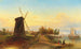 Moulin à eau près d'Amsterdam - Elias Pieter van Bommel — visning af kunstværket