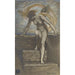 Reproduktion af maleriet Aube - Elihu Vedder