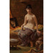 Reproduktion af maleriet Studie for Odalisque - Elihu Vedder