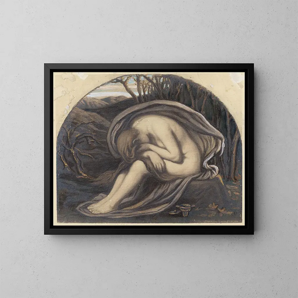 La Madeleine - Elihu Vedder — indrammet kunstværk på væggen