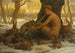 det unge Marsyas, der fortryller harerne - Elihu Vedder — visning af kunstværket