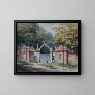 Elijah Walton - Lodge Gates Entrance To Aston Hall.webp