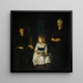 Elinor Jean og Anna - George Wesley Bellows — indrammet kunstværk på væggen