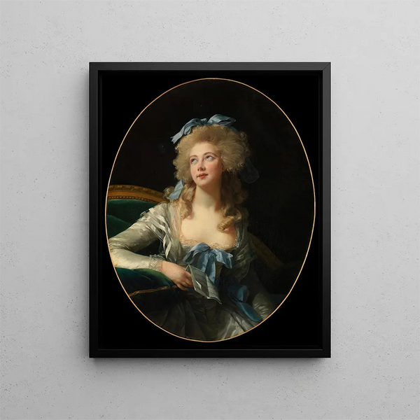 Madame Grand Noël Catherine Vorlé 1761-1835 - Elisabeth Louise Vigée Le Brun — indrammet kunstværk på væggen