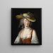 Portrait Anne Catherine Le Preudhomme de Chatenoy Grevinde af Verdun - Elisabeth Louise Vigée Le Brun — indrammet kunstværk på væggen